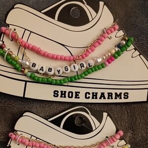 Colorful Beaded Shoe Charms